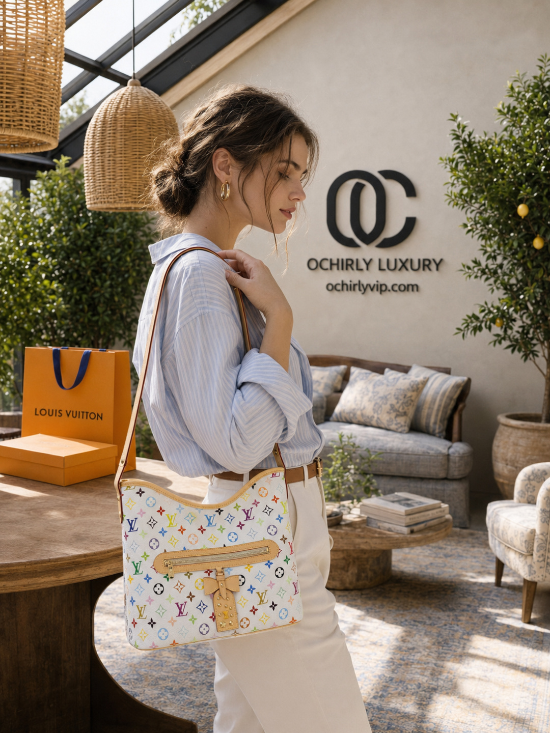 Louis Vuitton Multicolor Monogram Shoulder Bag