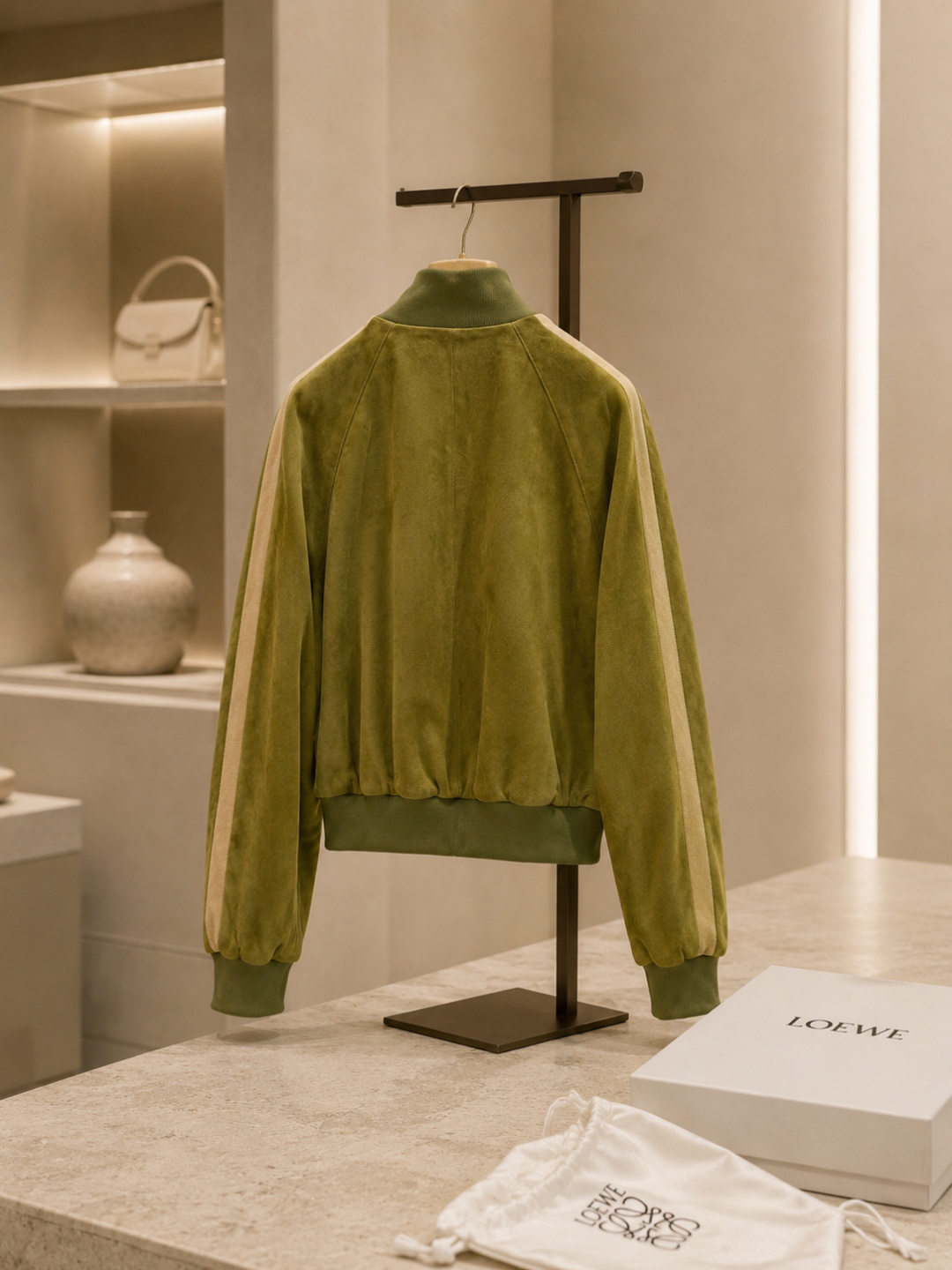 Miu Miu Suede Track Jackets