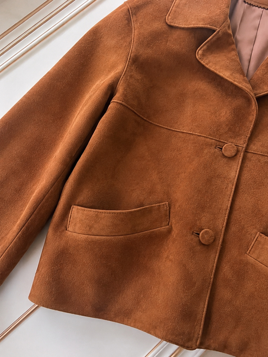 Prada Brown Suede Jacket