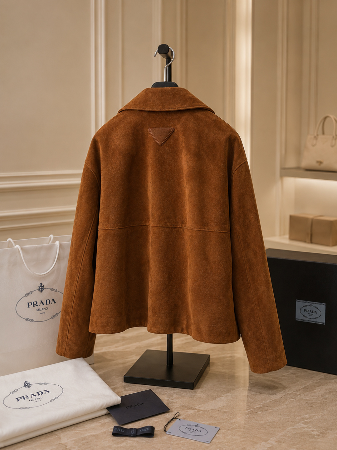 Prada Brown Suede Jacket