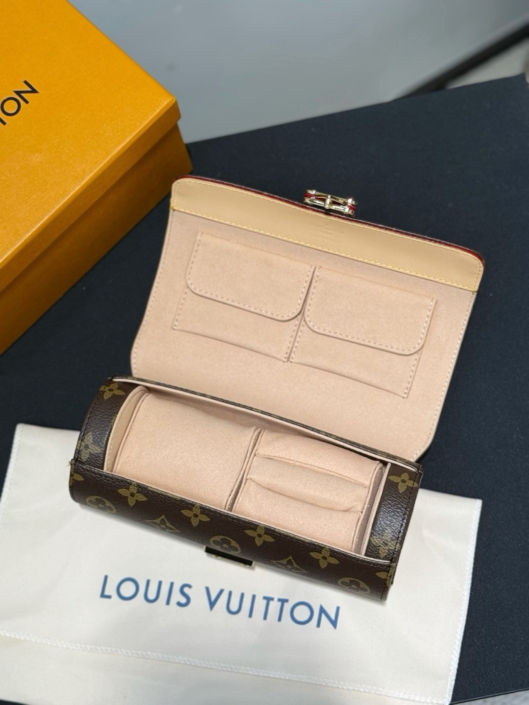 Louis Vuitton Monogram Canvas Jewelry Roll Case