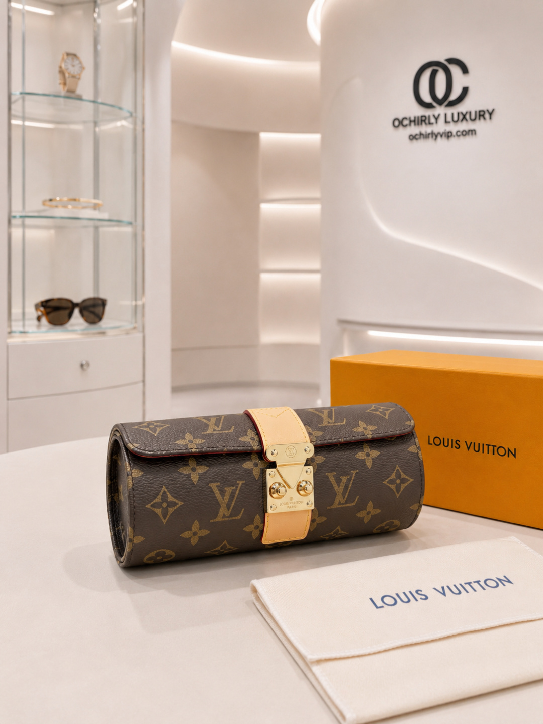 Louis Vuitton Monogram Canvas Jewelry Roll Case