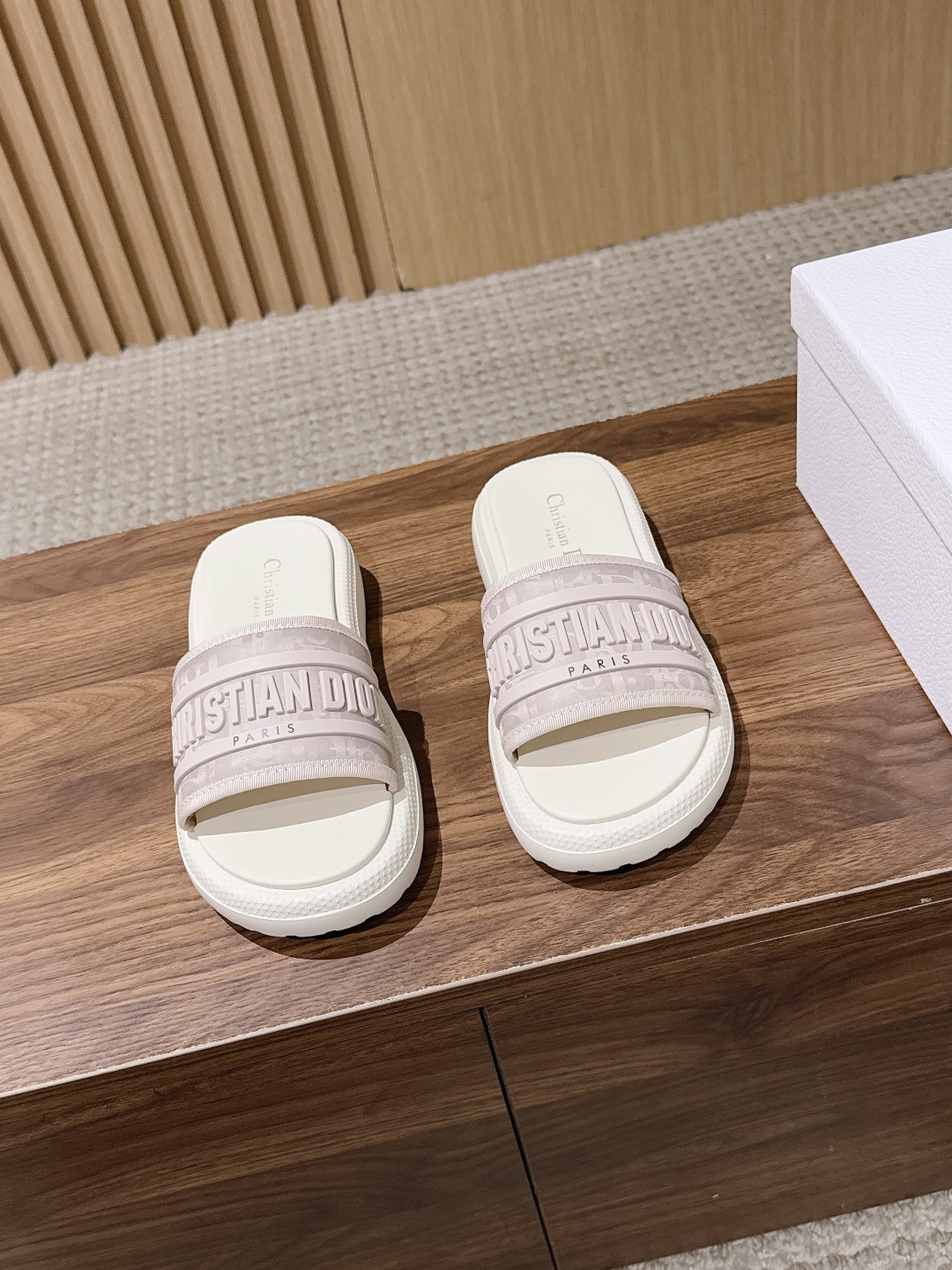 Dior Oblique Platform Letter Slides