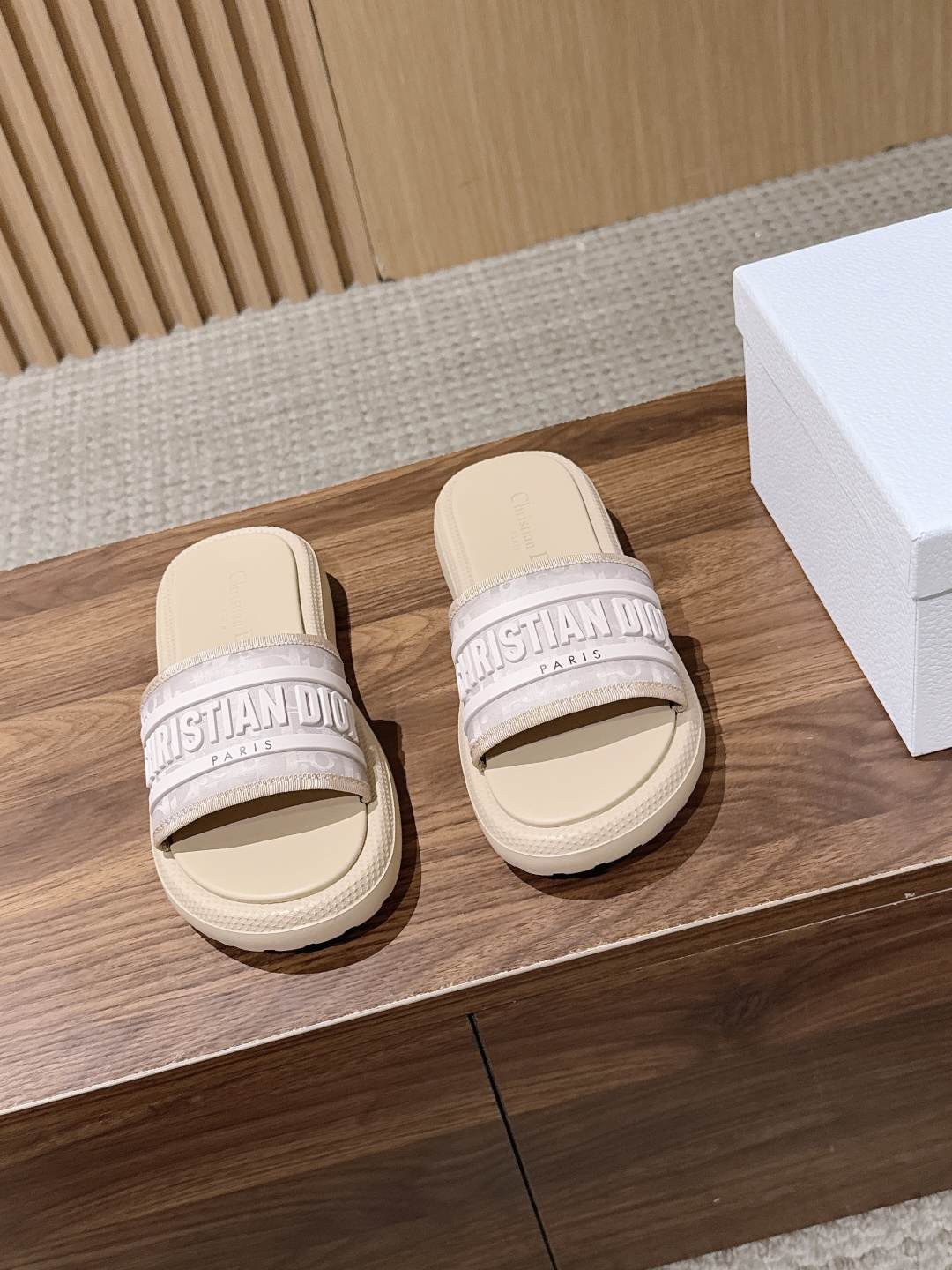 Dior Oblique Platform Letter Slides