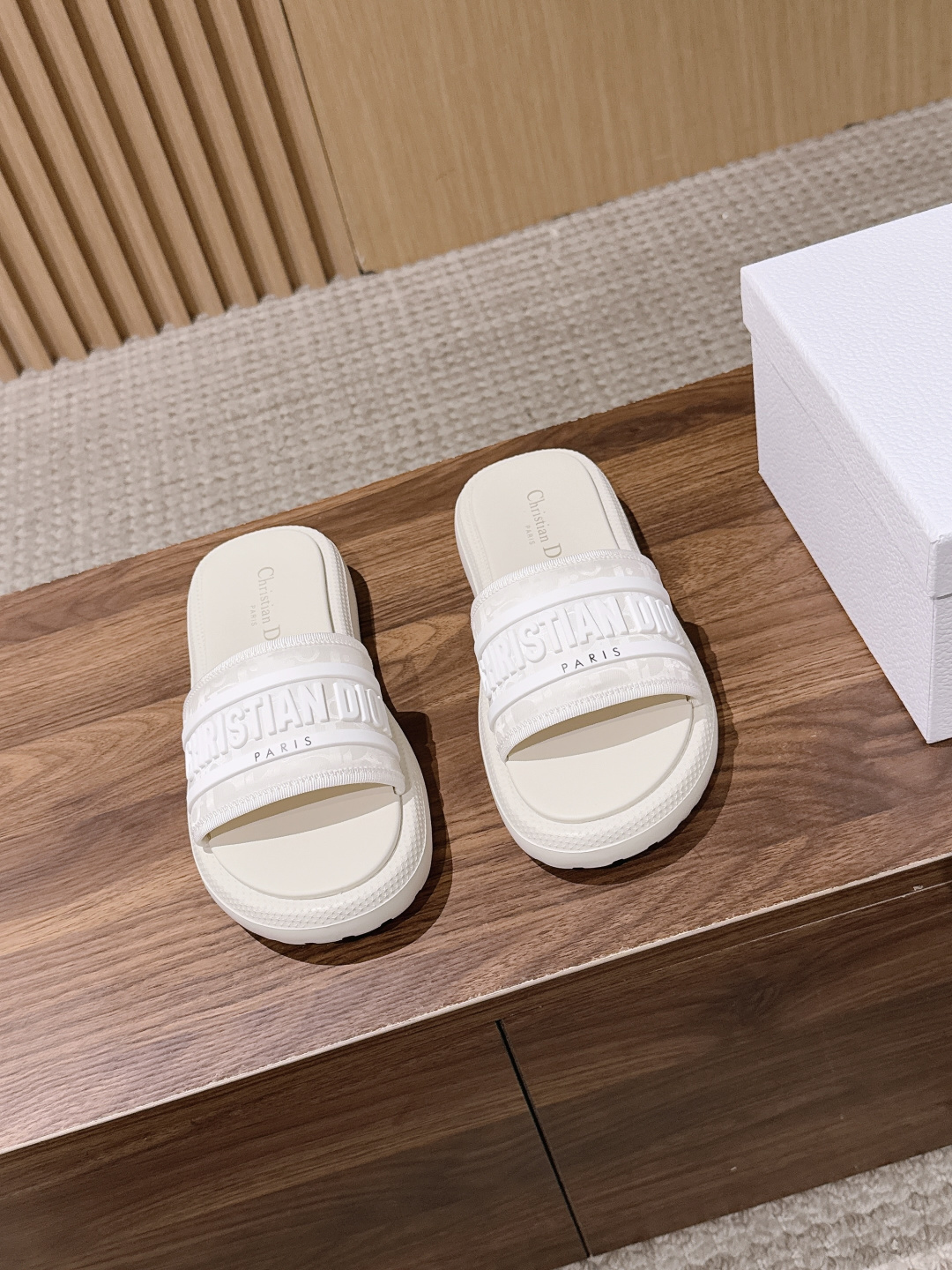 Dior Oblique Platform Letter Slides
