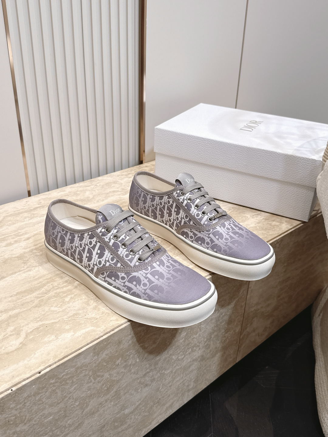 Dior Gradient Oblique Canvas Sneakers