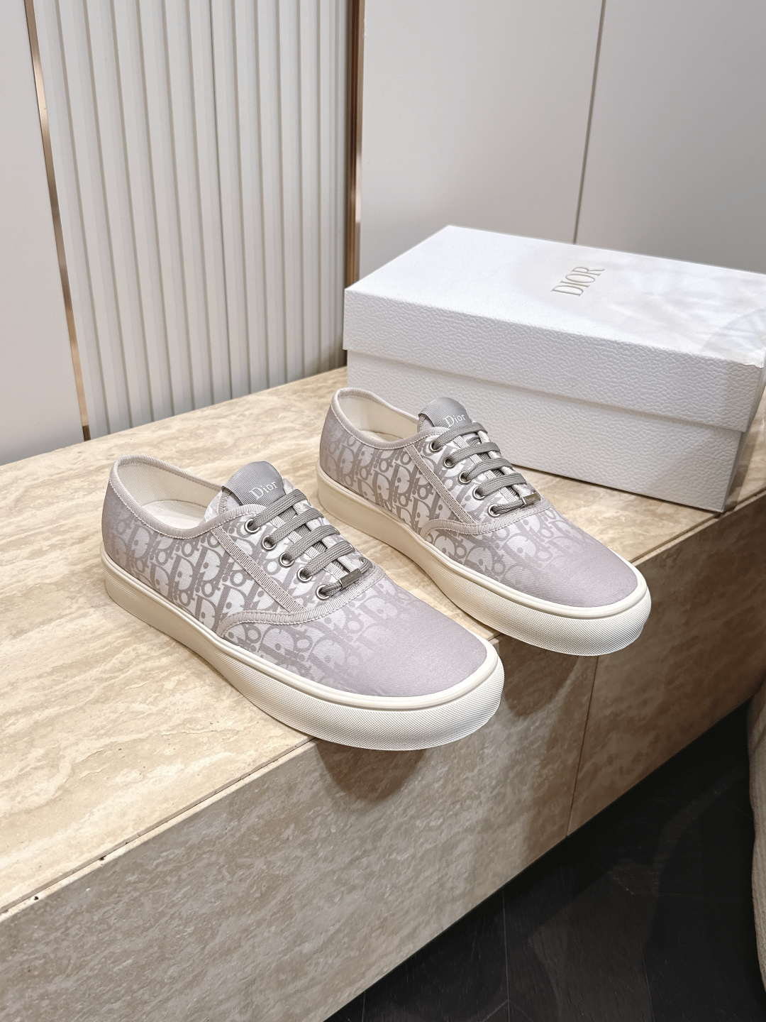 Dior Gradient Oblique Canvas Sneakers