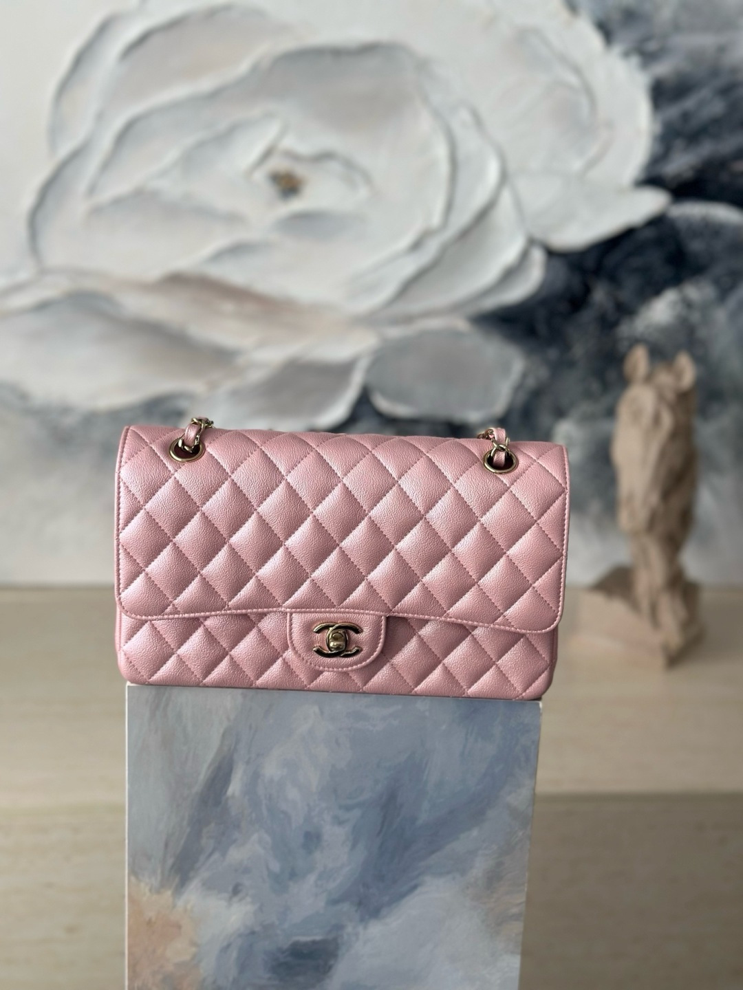 CHANEL Classic Flap Quilted Lambskin Shoulder Bag