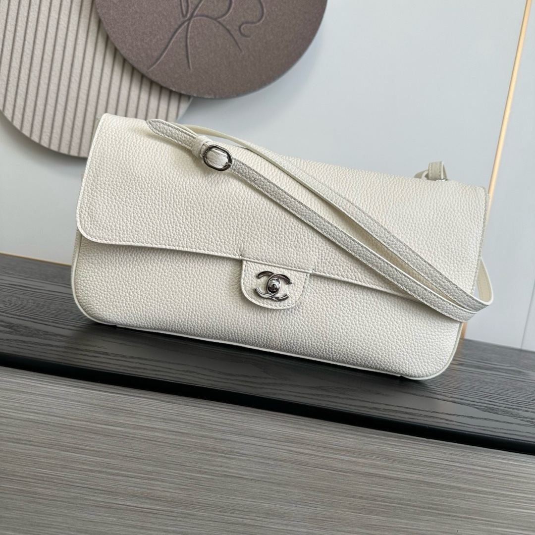 CHANEL Caviar Leather Flap Shoulder Bag