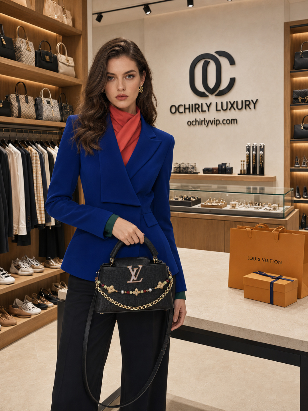 Louis Vuitton Capucines Mini Black Leather Top bag