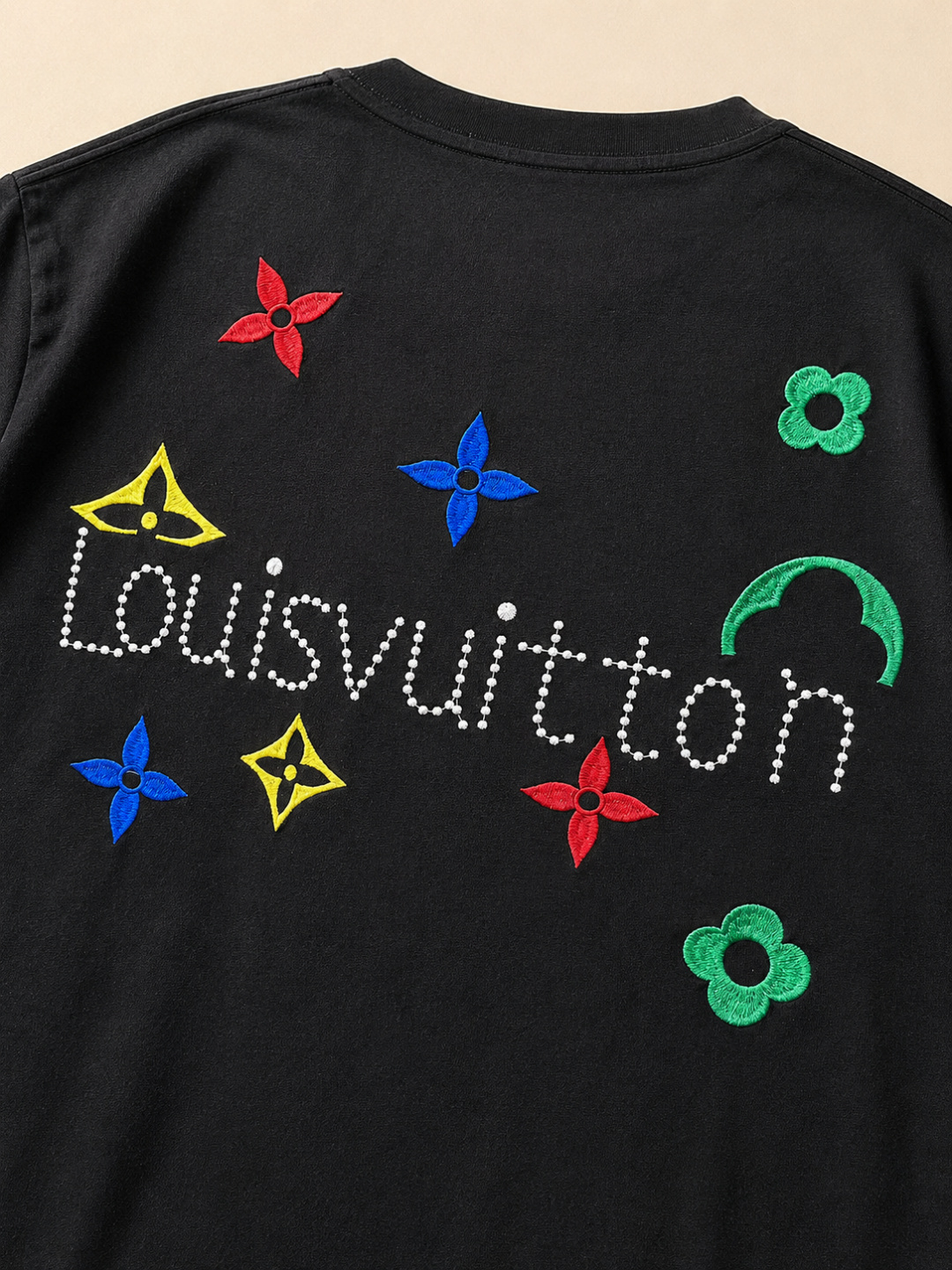 Louis Vuitton Black  Short Sleeve T-shirt