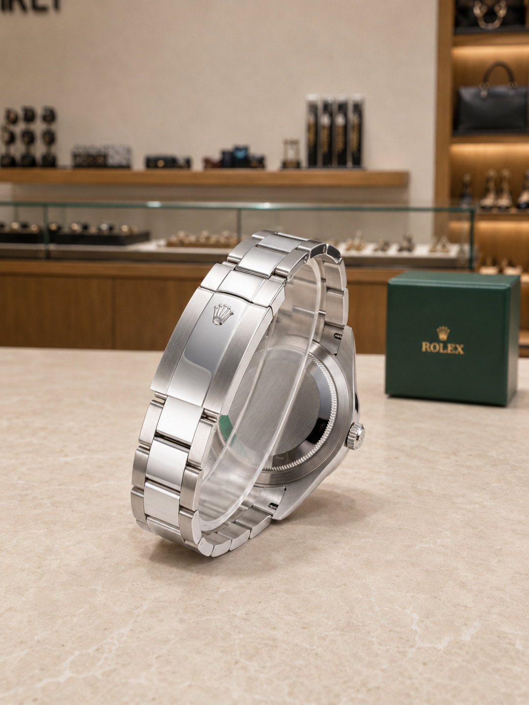 Rolex Sky-Dweller Blue Dial Oyster Bracelet Watch