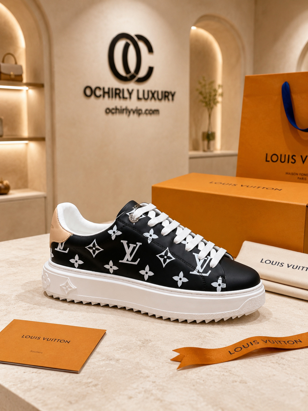 Louis Vuitton Monogram Platform Sneakers