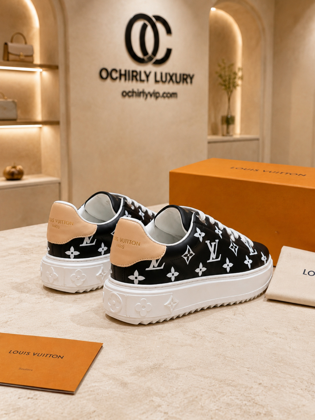 Louis Vuitton Monogram Platform Sneakers
