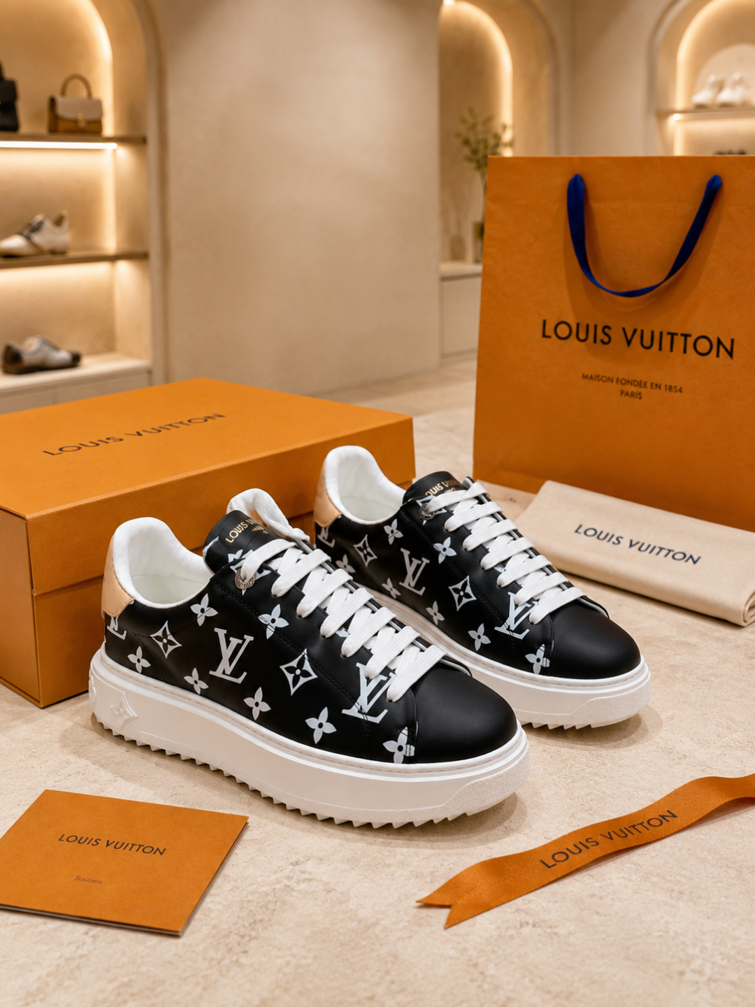 Louis Vuitton Monogram Platform Sneakers
