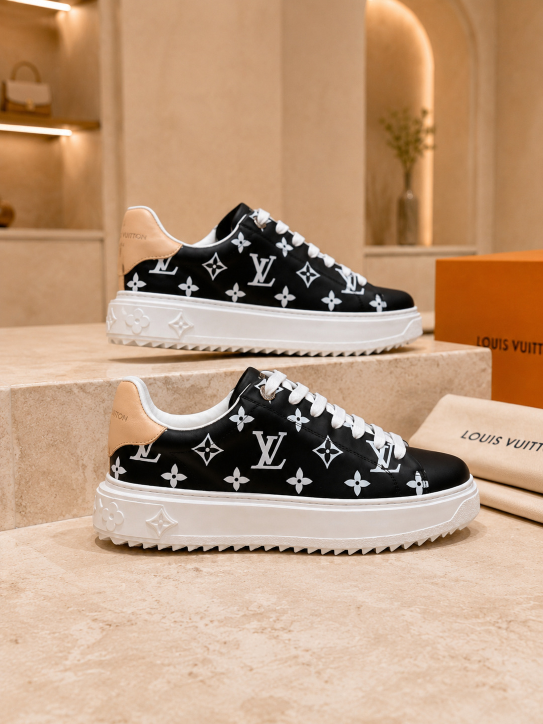 Louis Vuitton Monogram Platform Sneakers