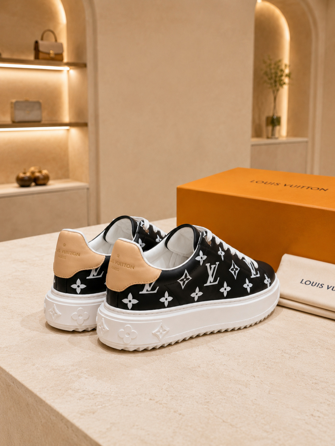 Louis Vuitton Monogram Platform Sneakers