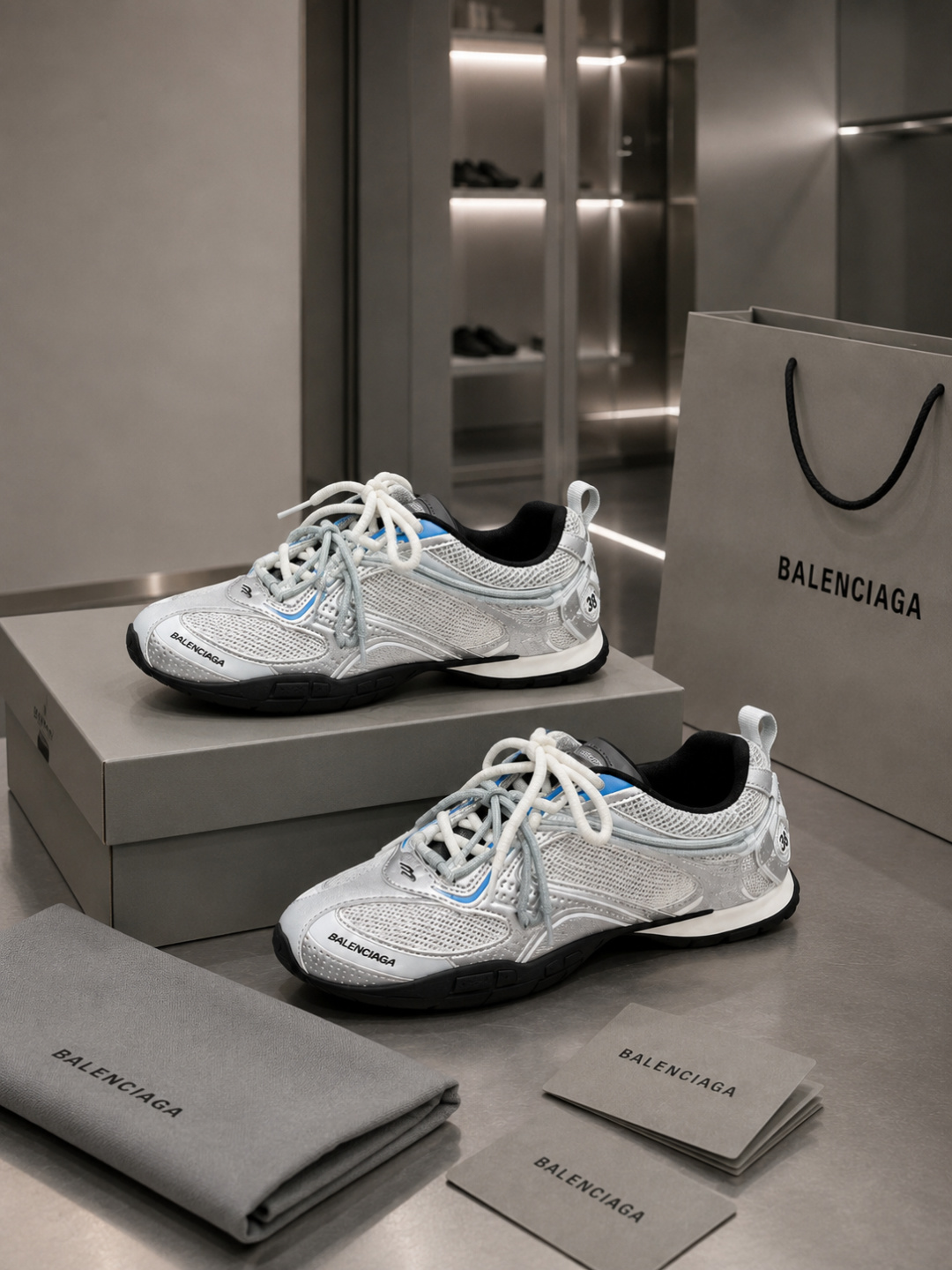 Balenciaga Mesh Outdoor Sneakers