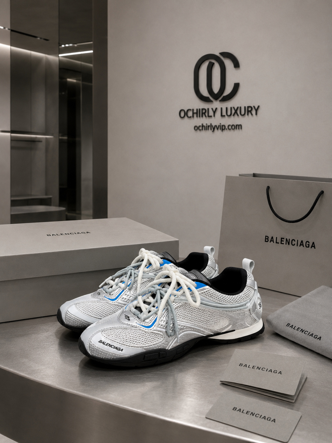 Balenciaga Mesh Outdoor Sneakers