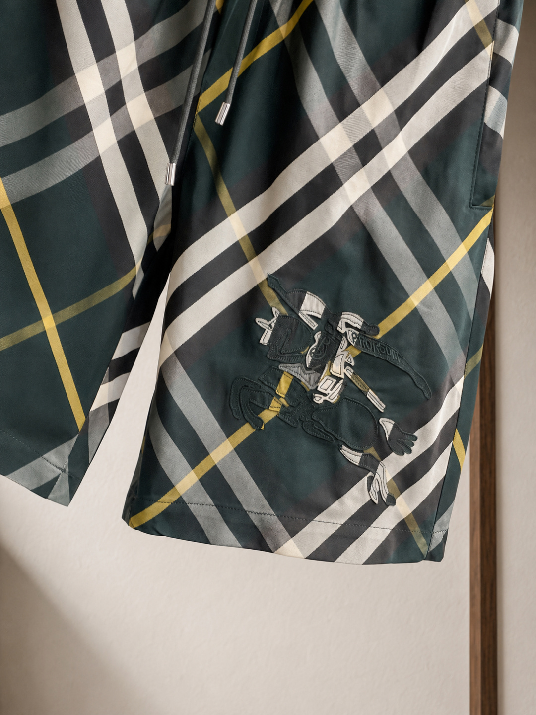 Burberry Check Drawstring Shorts