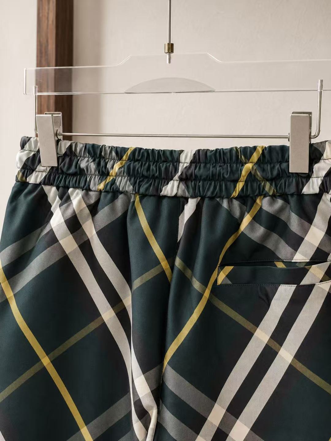 Burberry Check Drawstring Shorts