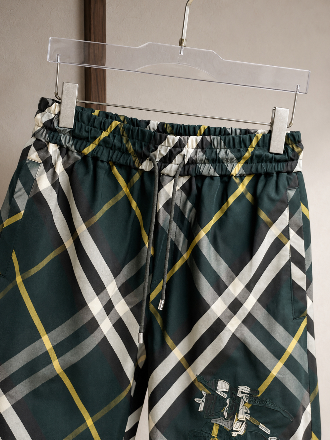 Burberry Check Drawstring Shorts