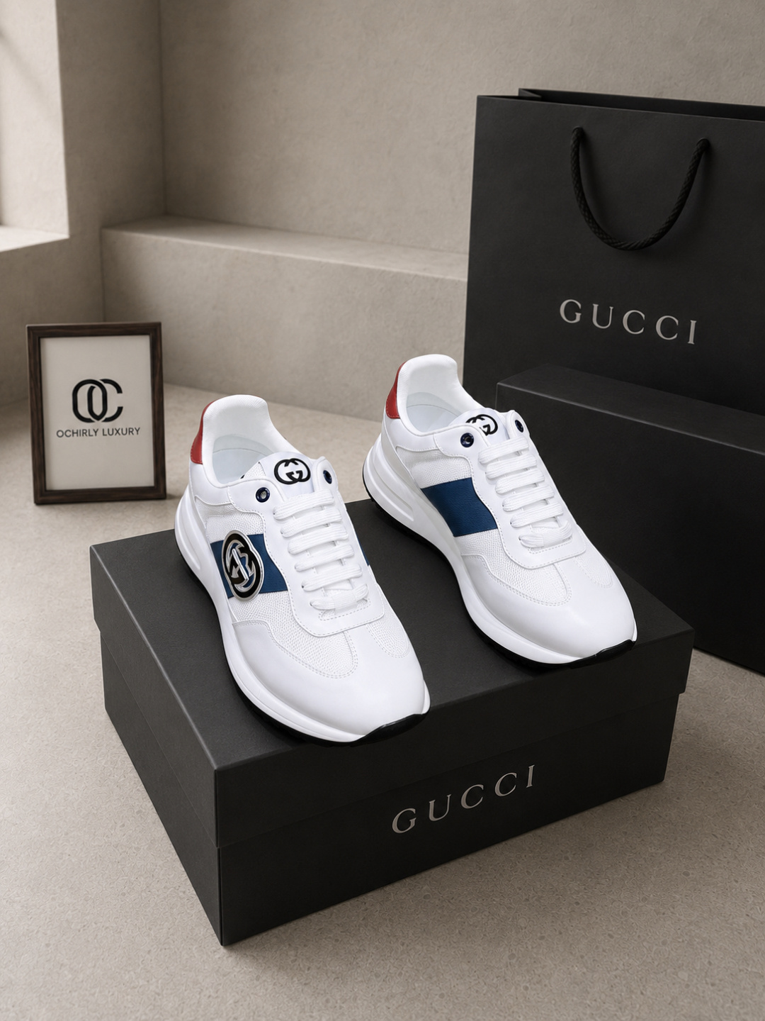 Gucci Interlocking G Retro Sneakers