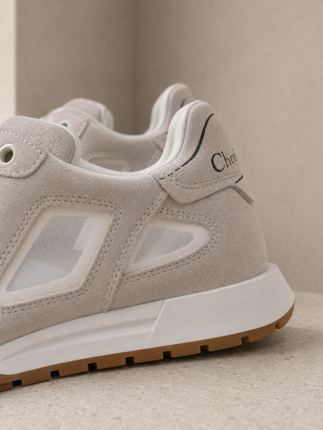 Dior Mesh Suede Low-top Sneakers