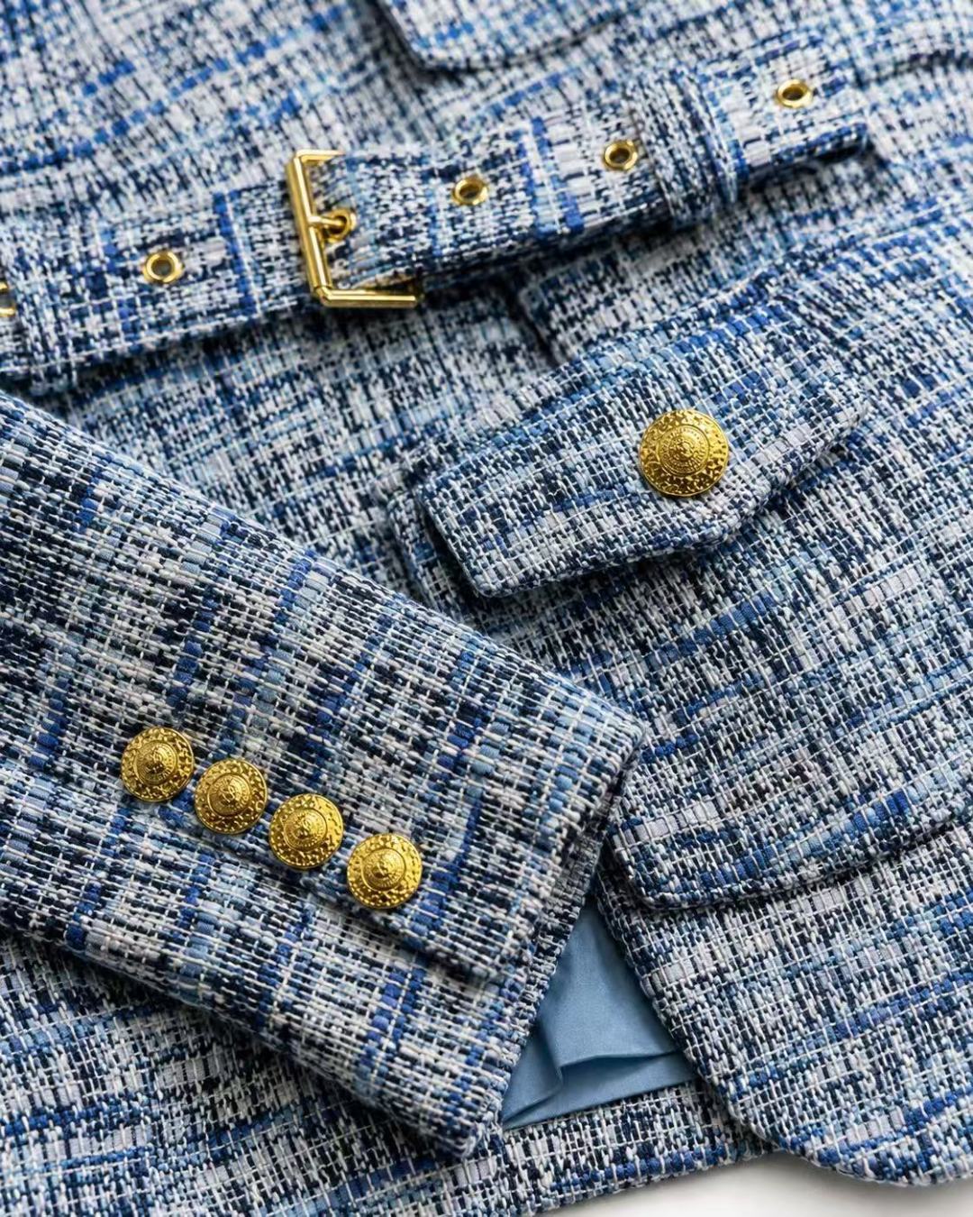 Balmain Tweed Jacket & Mini Skirt Set
