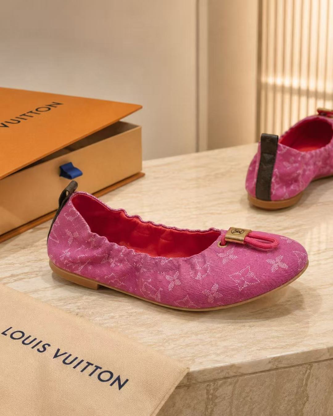 Louis Vuitton Monogram Ballerina Flats