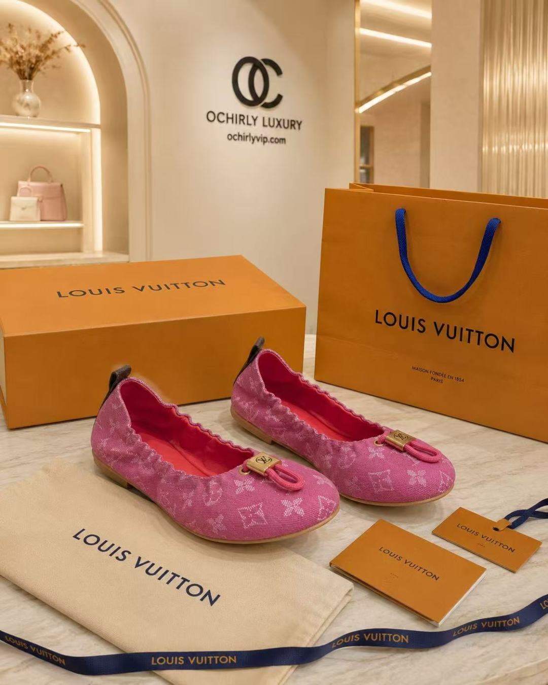 Louis Vuitton Monogram Ballerina Flats
