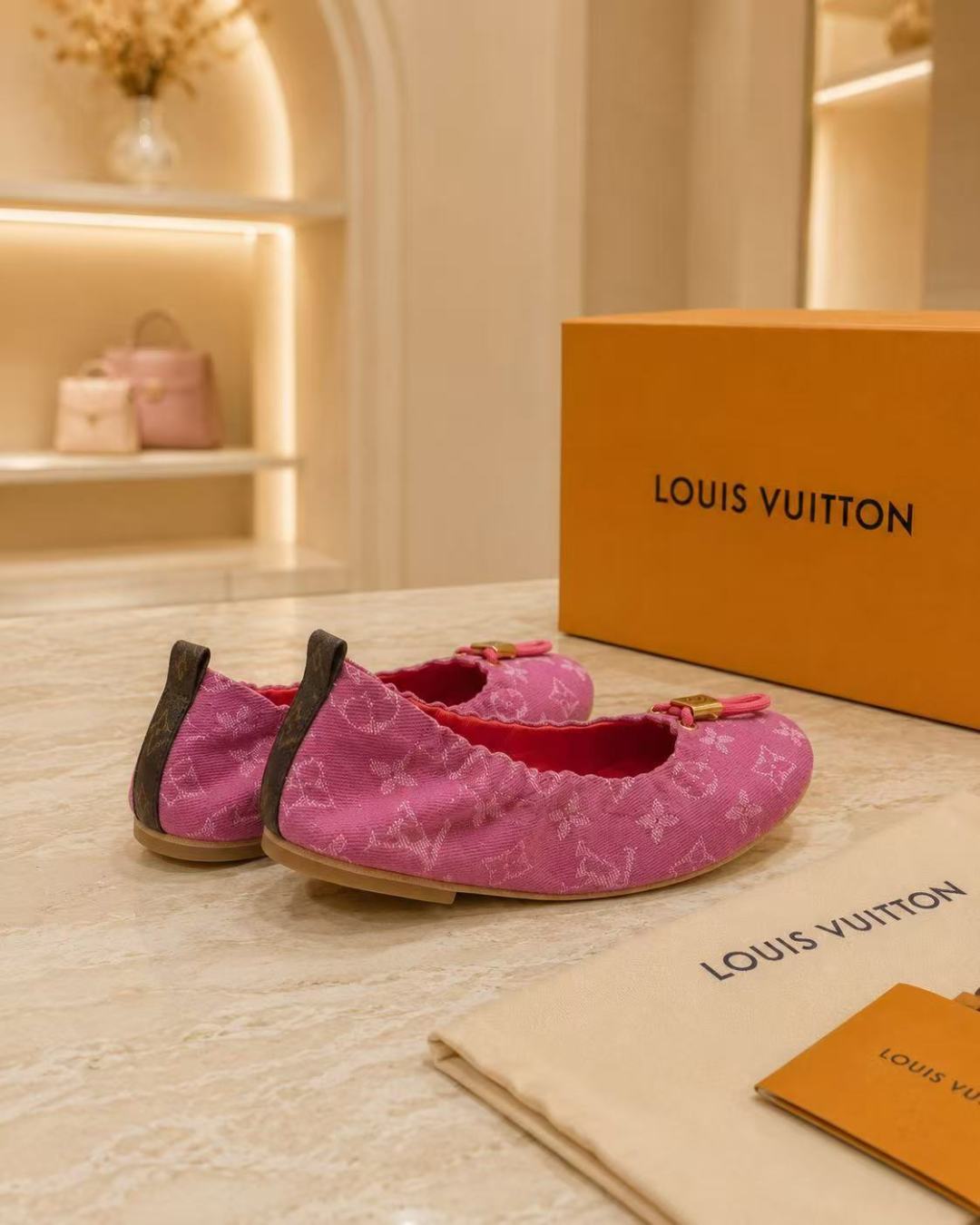 Louis Vuitton Monogram Ballerina Flats