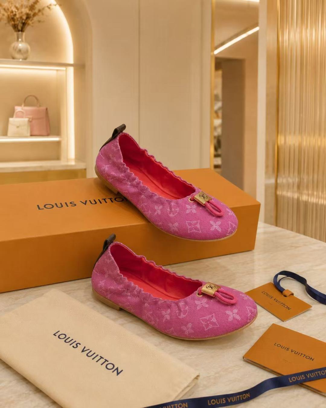 Louis Vuitton Monogram Ballerina Flats