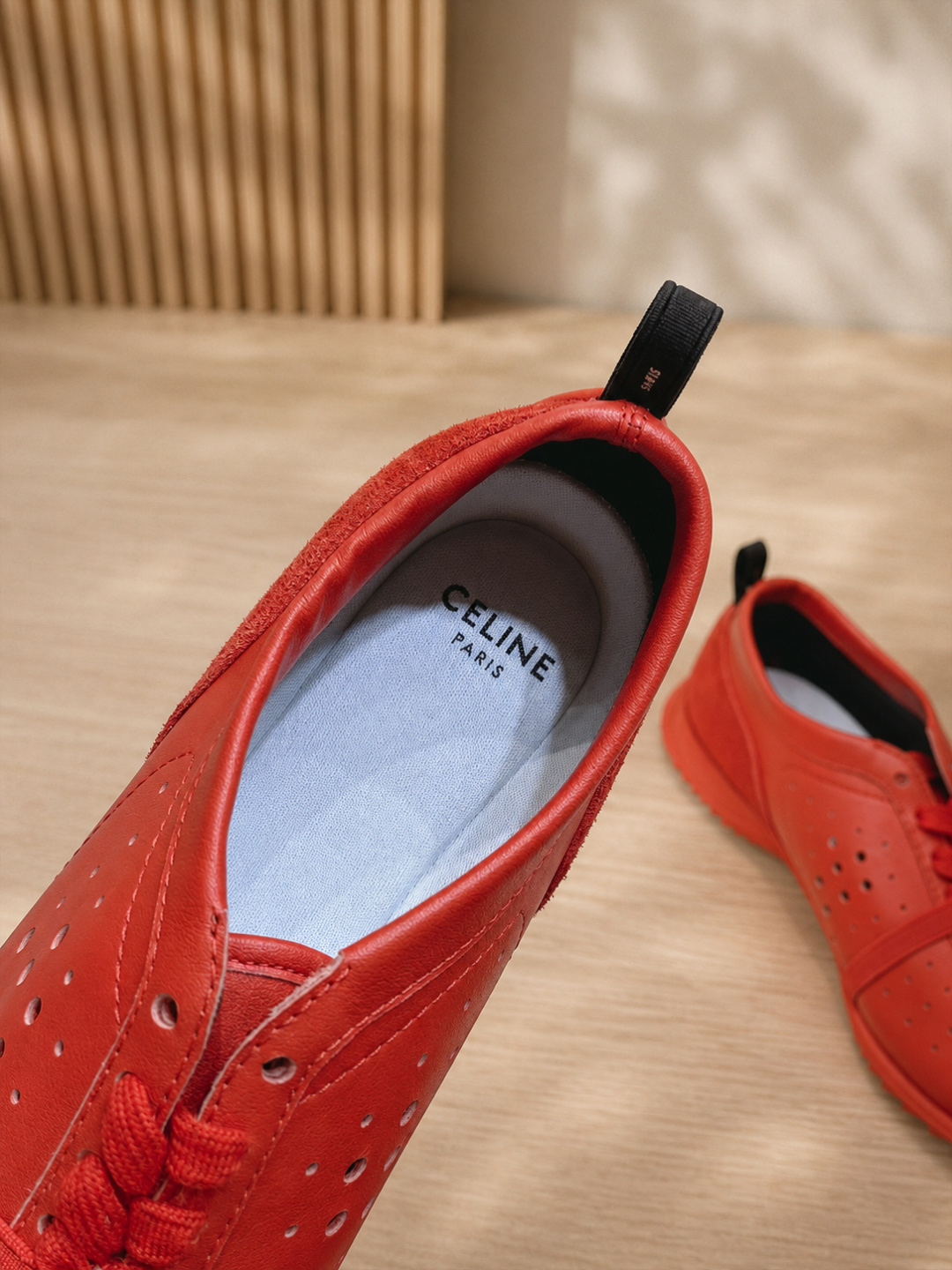 Celine Perforated Leather Retro Sneakers