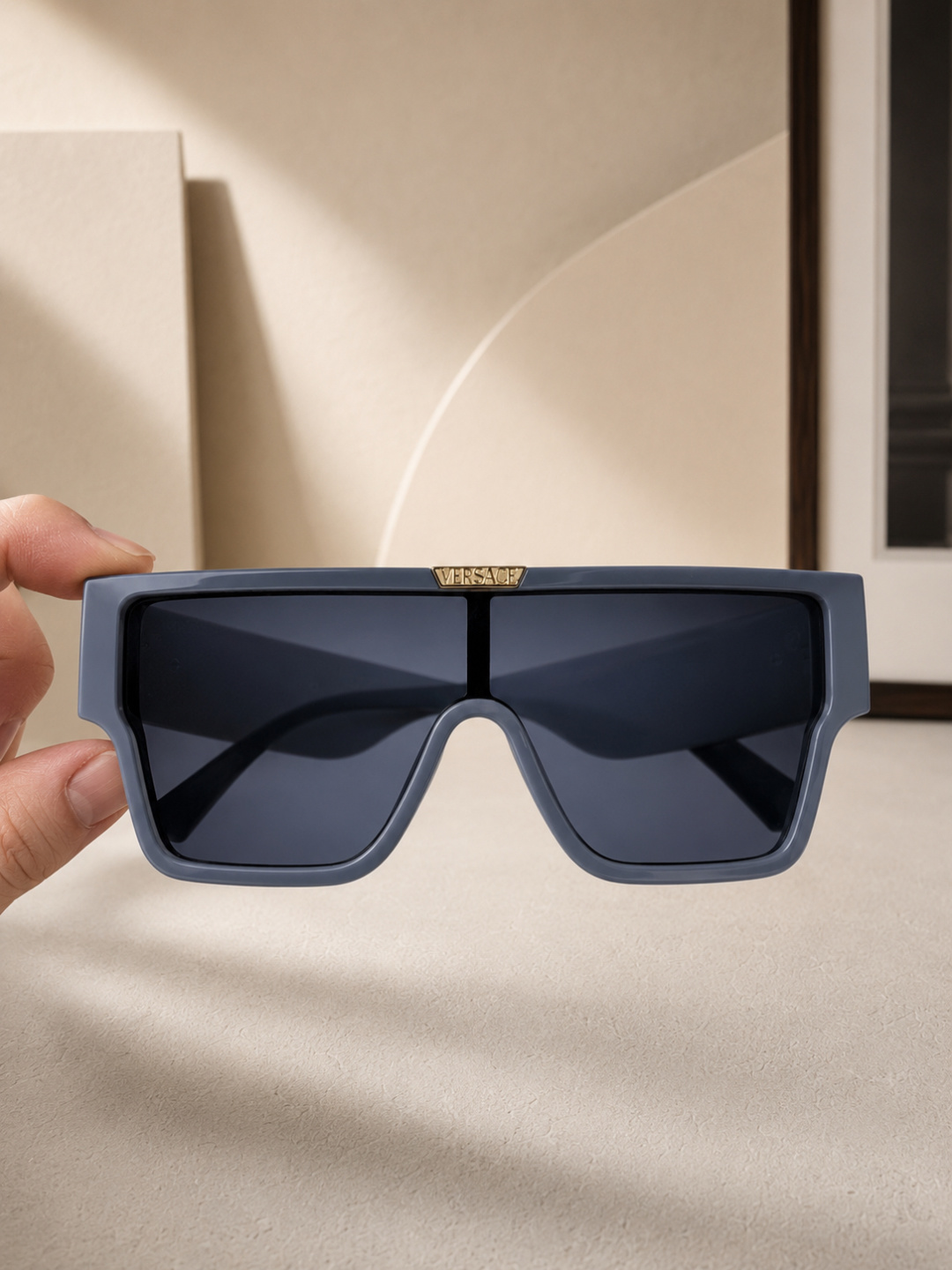 Versace Square Shield Sunglasses