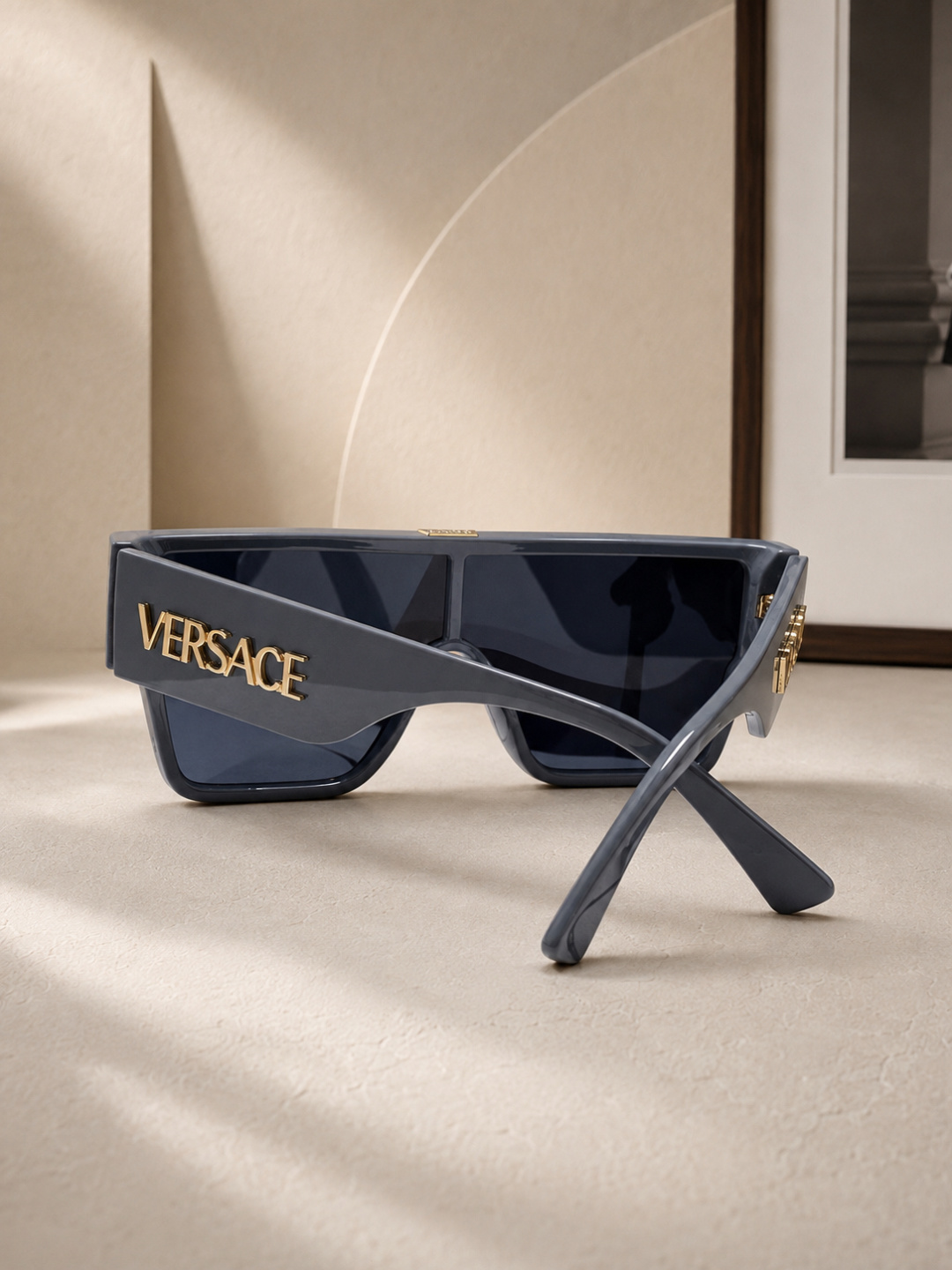 Versace Square Shield Sunglasses