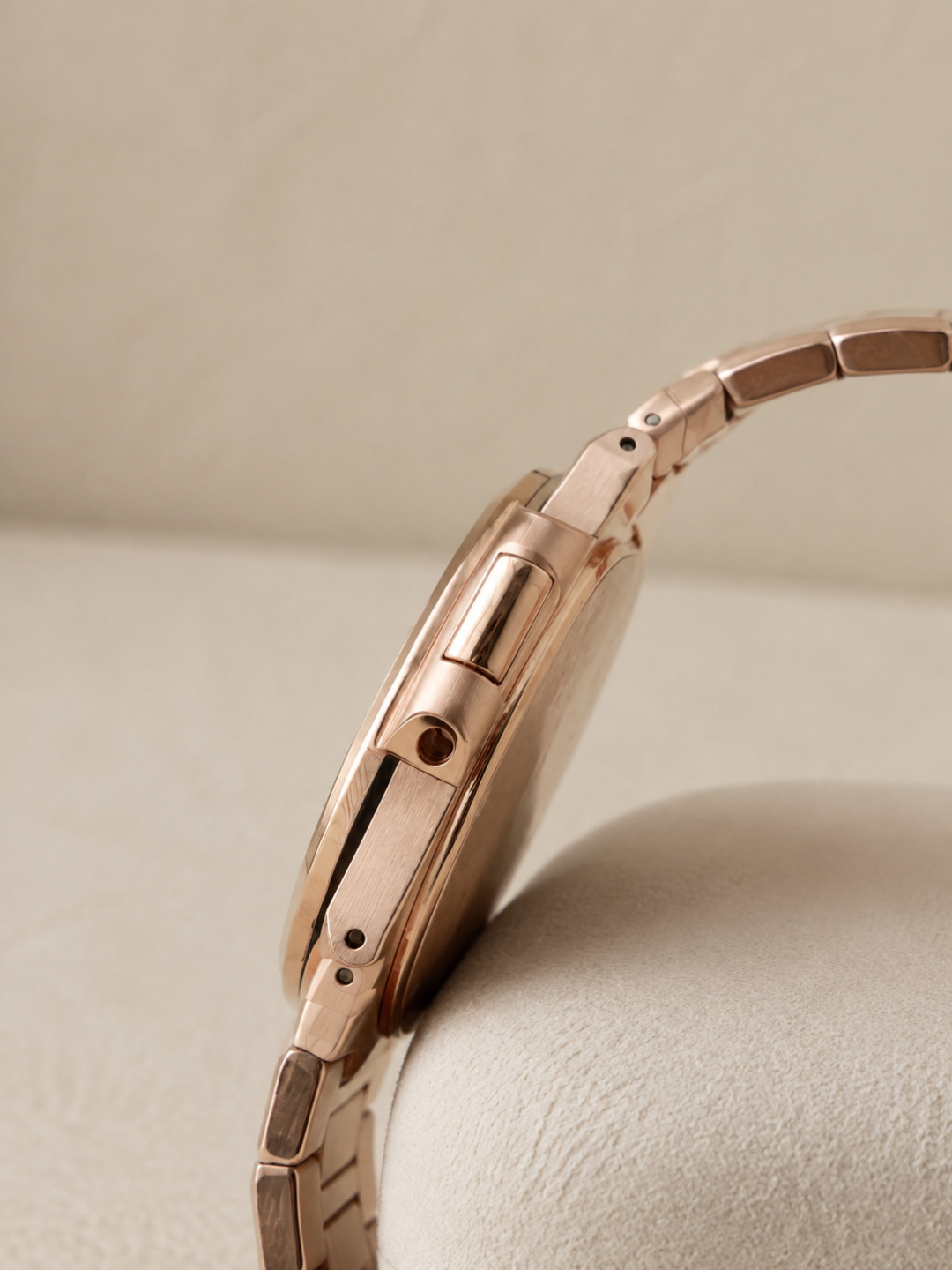 Patek  Rose Gold Diamond  Ladies Watch