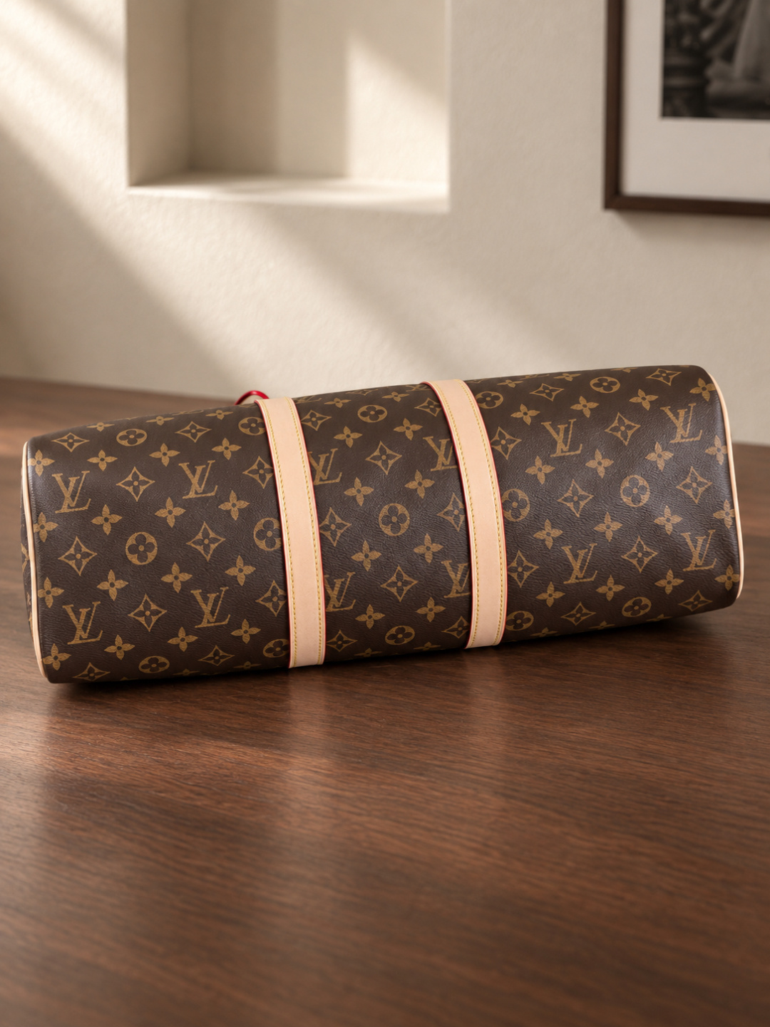 Louis Vuitton Monogram Buckled Tote Bag