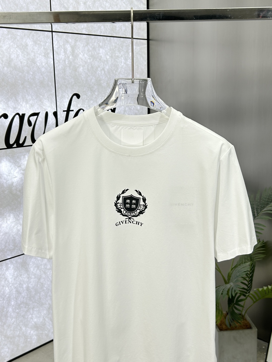 Givenchy Men's White Cotton Jersey T-Shirt with 3D Logo Print 3 cmp i1742276419628 6477 0 2