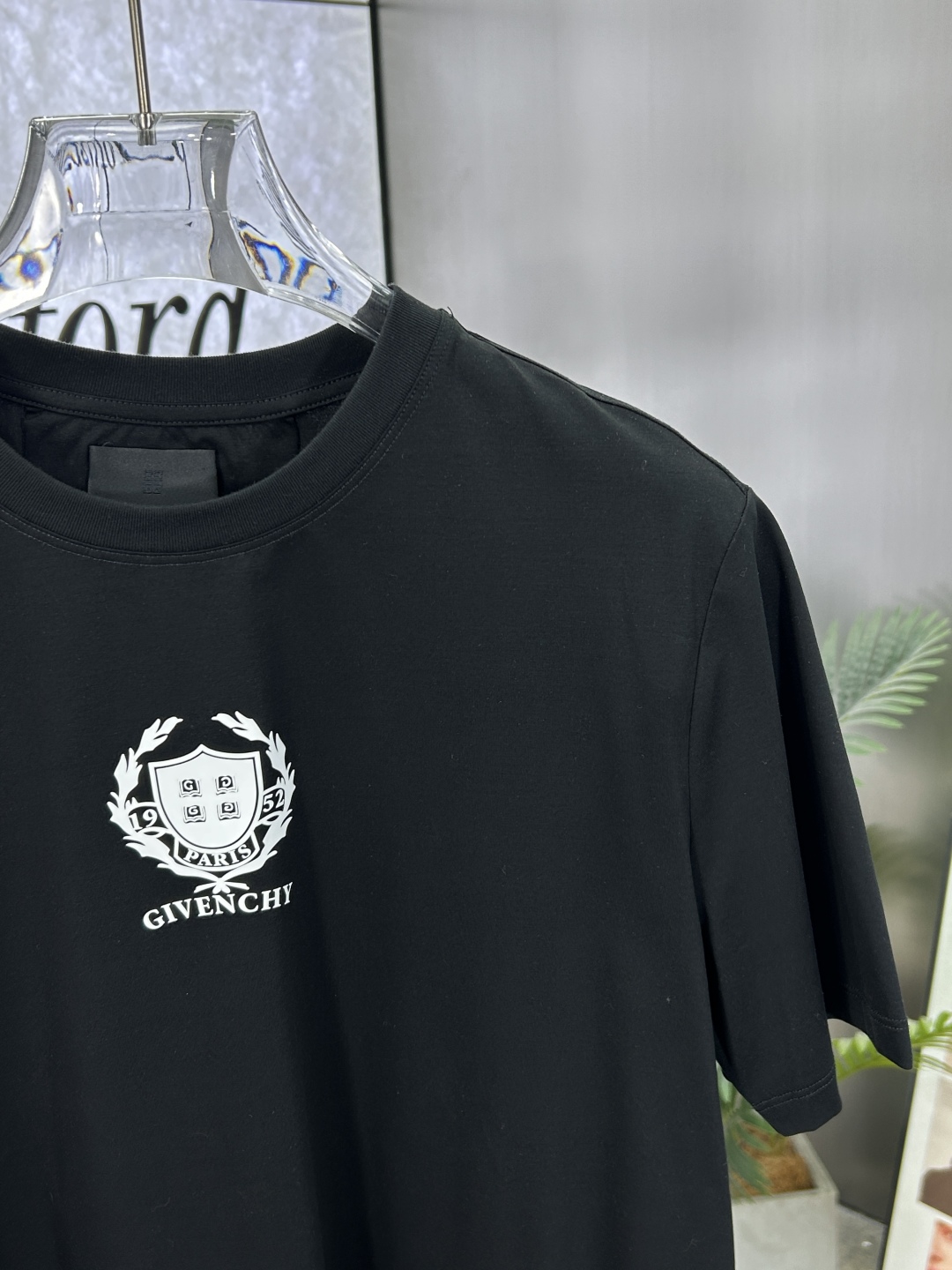 Givenchy Men's Black Cotton T-Shirt with Front Logo Print - Casual Style 5 cmp i1742276463318 178 0 3