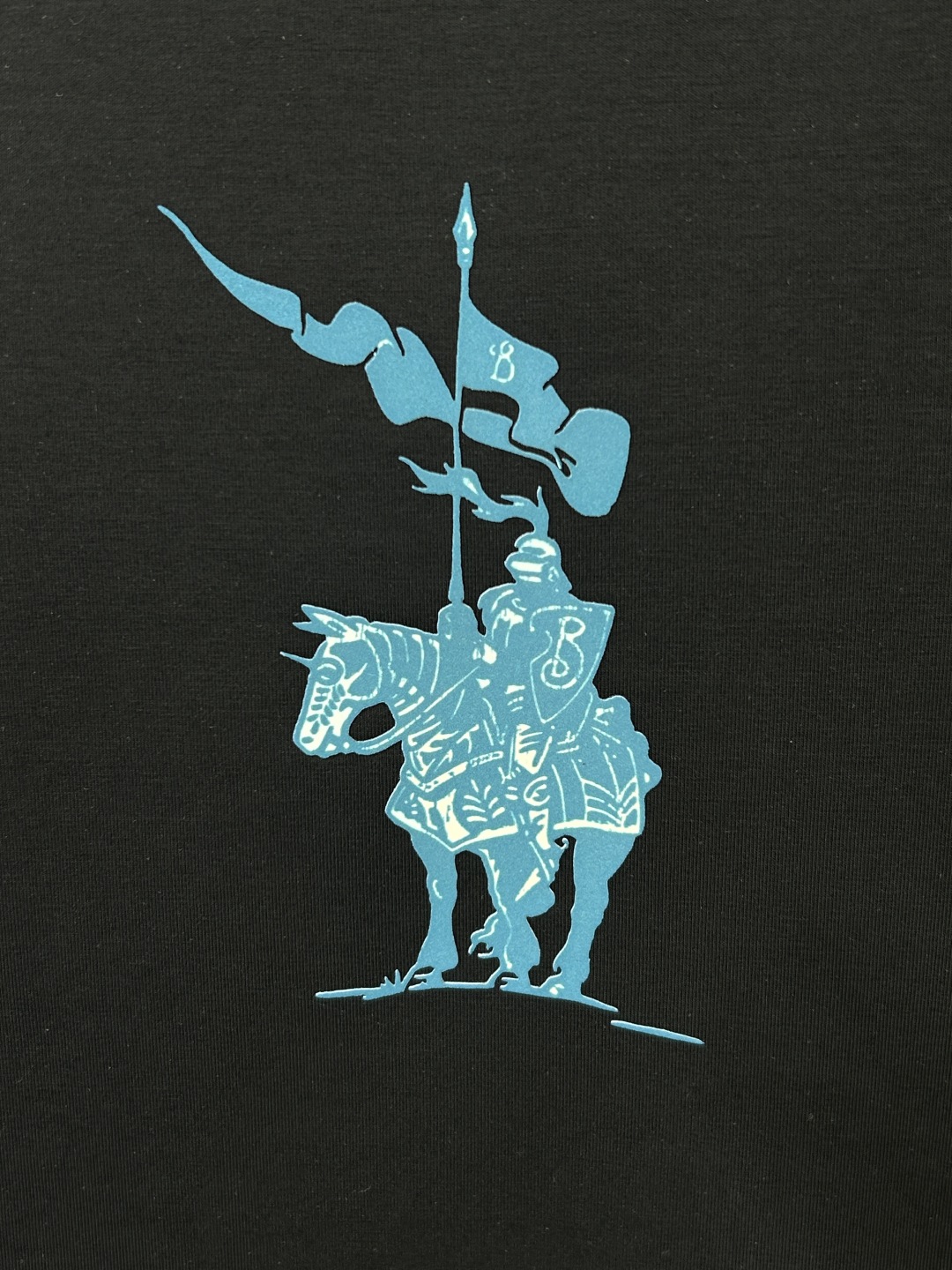 Burberry Men's Black Cotton T-Shirt with Equestrian Knight Design 7 cmp i1742411157837 5408 0 6