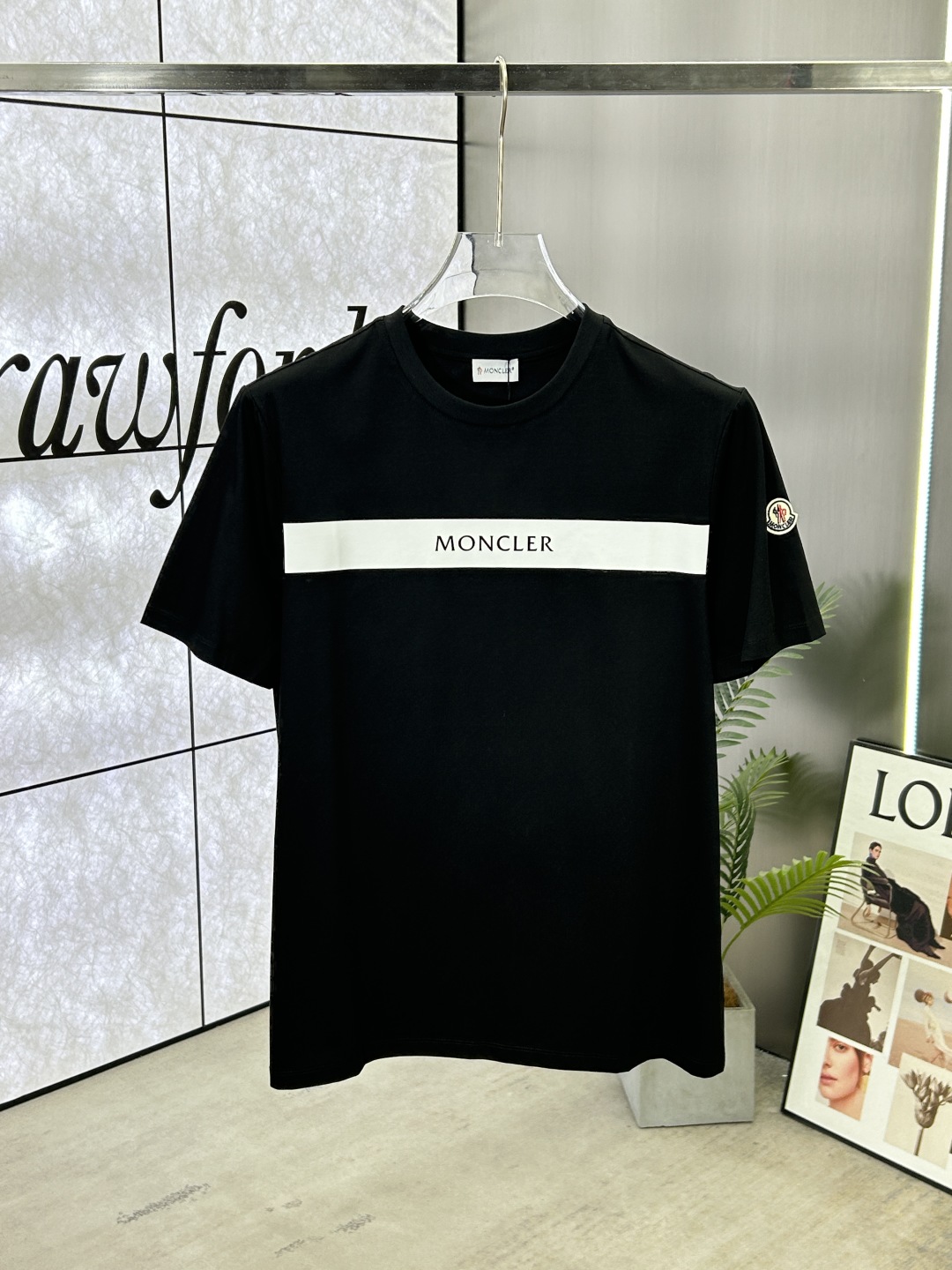 Moncler Men's Logo Print Crew Neck Short Sleeve T-Shirt - Casual Wear 1 cmp i1742496658955 2961 0 0