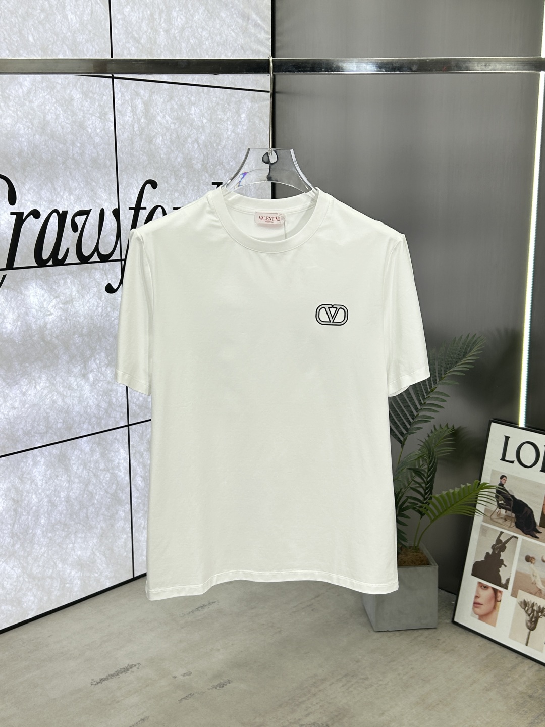 Valentino VLTN Logo T-Shirt - Short Sleeve Crew Neck Tee 2 cmp i1742928613682 6956 0 1