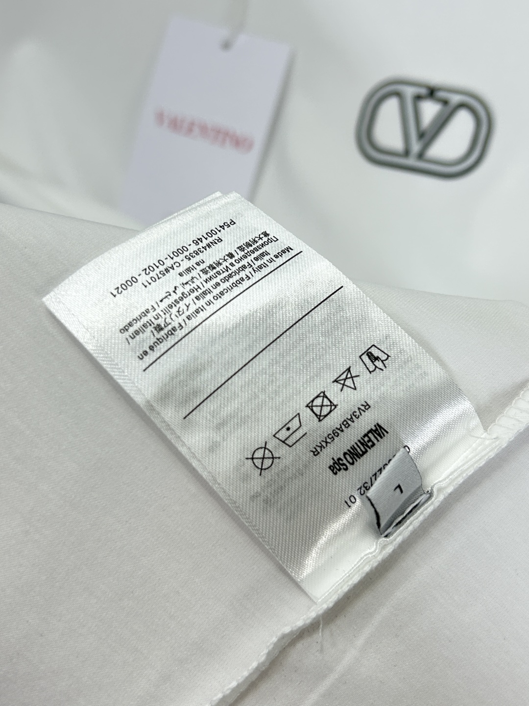 Valentino VLTN Logo T-Shirt - Short Sleeve Crew Neck Tee 8 cmp i1742928614495 6291 0 7