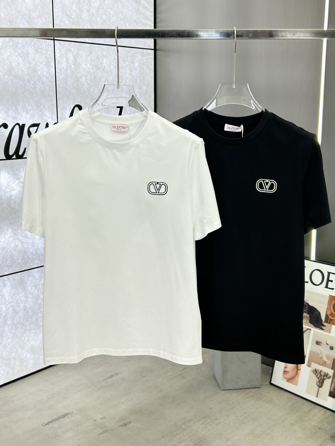 Valentino VLTN Logo T-Shirt - Short Sleeve Crew Neck Tee 9 cmp i1742928614503 5762 0 8