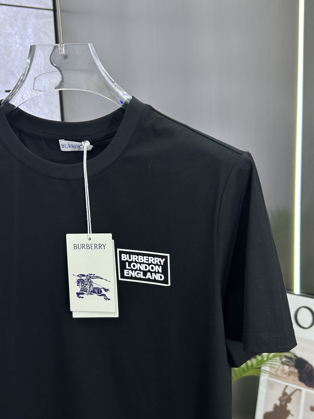 Burberry London England Print Crew Neck T-Shirt - Premium Cotton Tee 5 cmp i1743196672929 8732 0 3