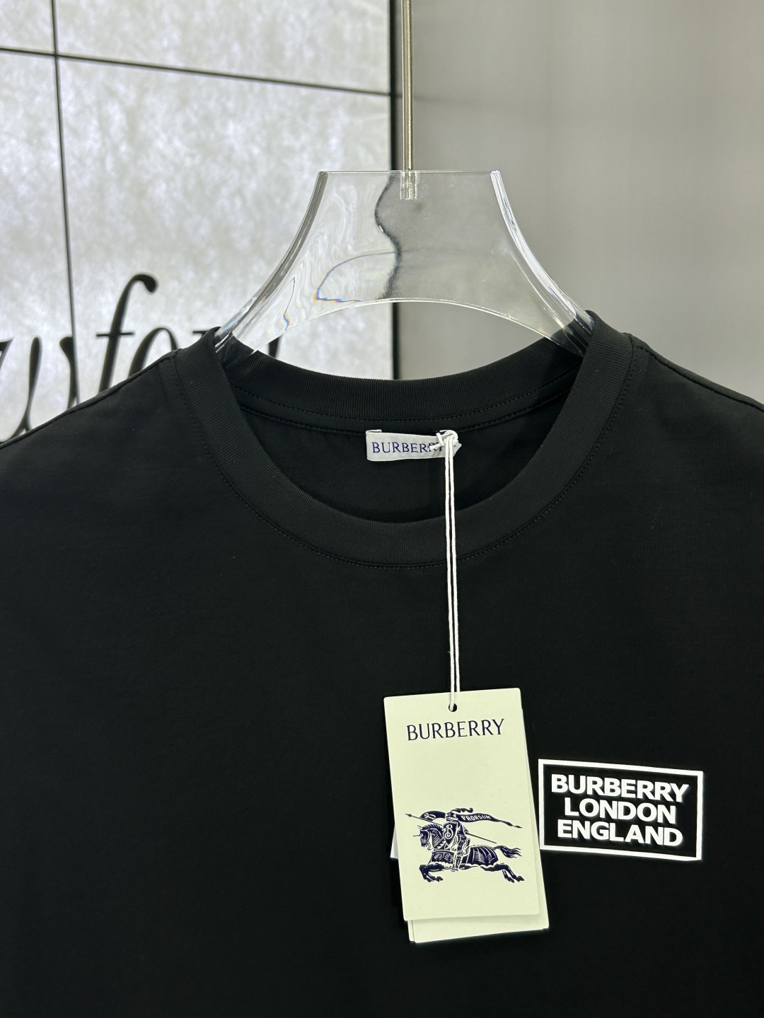 Burberry London England Print Crew Neck T-Shirt - Premium Cotton Tee 6 cmp i1743196672951 5923 0 4
