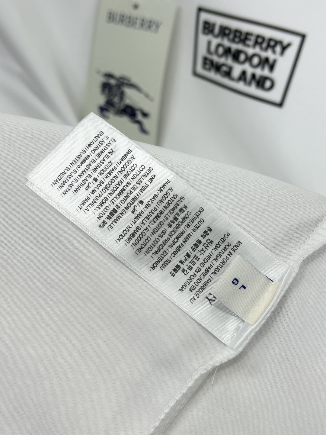 Burberry London England Logo T-Shirt, Short Sleeve, Crew Neck 8 cmp i1743196696432 6583 0 7