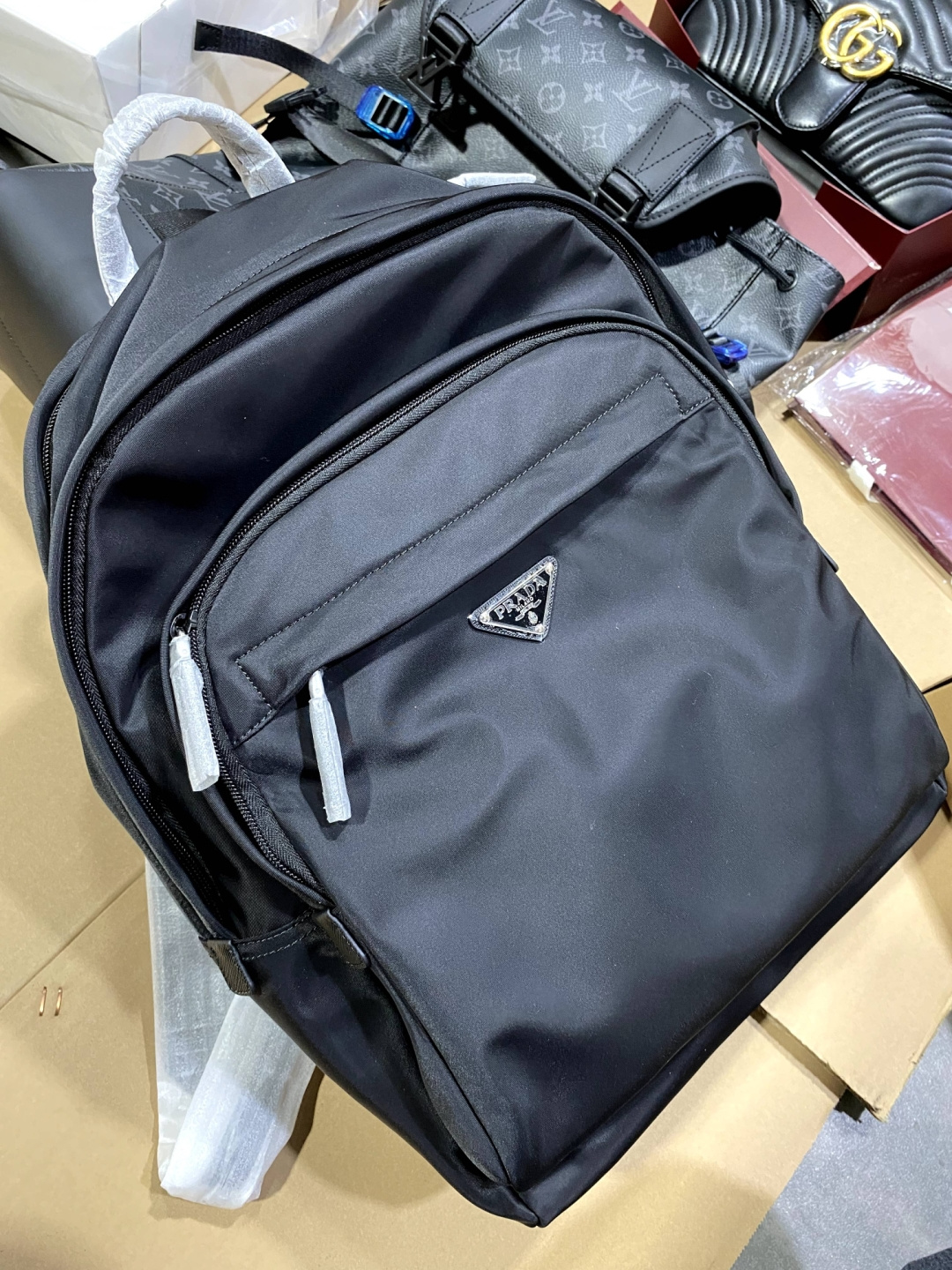 Prada Classic backpack instantly available