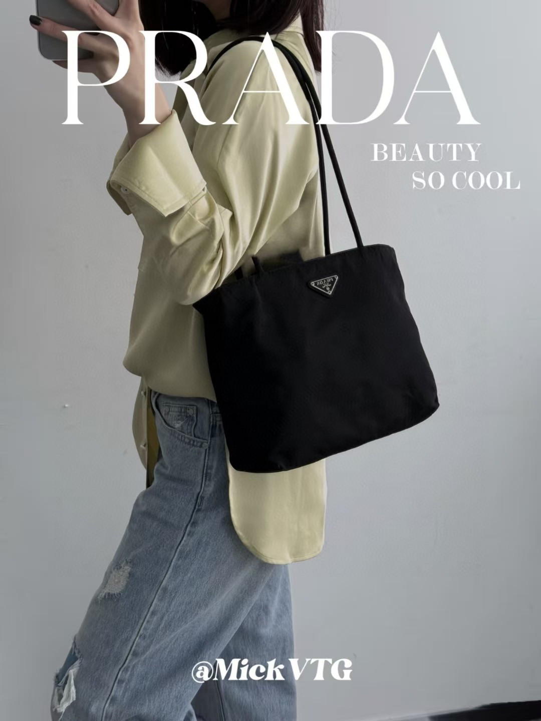 Original product from Prada, easy to carry, very light, and the nylon material is very durable and will last almost forever!